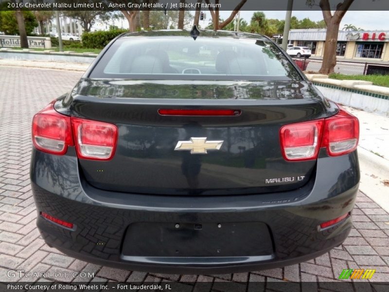 Ashen Gray Metallic / Jet Black/Titanium 2016 Chevrolet Malibu Limited LT