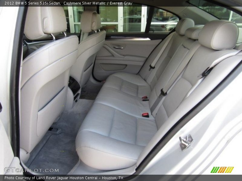 Cashmere Silver Metallic / Everest Gray 2012 BMW 5 Series 535i Sedan