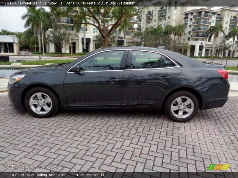 Ashen Gray Metallic / Jet Black/Titanium 2016 Chevrolet Malibu Limited LT