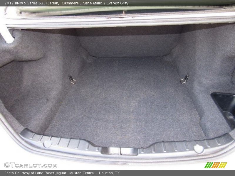 Cashmere Silver Metallic / Everest Gray 2012 BMW 5 Series 535i Sedan