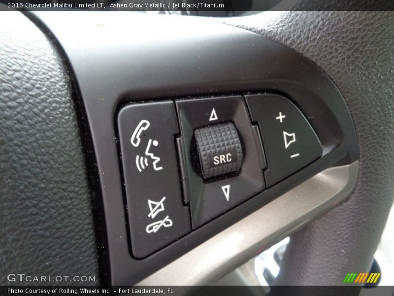 Ashen Gray Metallic / Jet Black/Titanium 2016 Chevrolet Malibu Limited LT