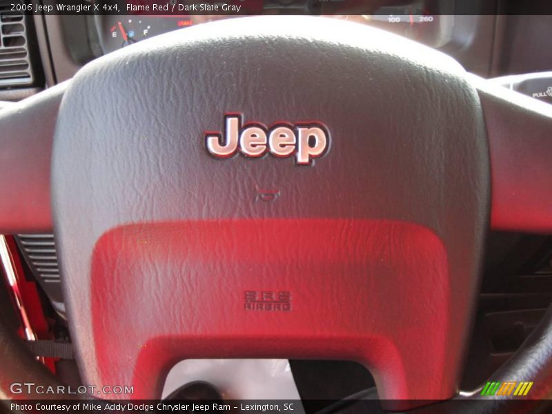 Flame Red / Dark Slate Gray 2006 Jeep Wrangler X 4x4