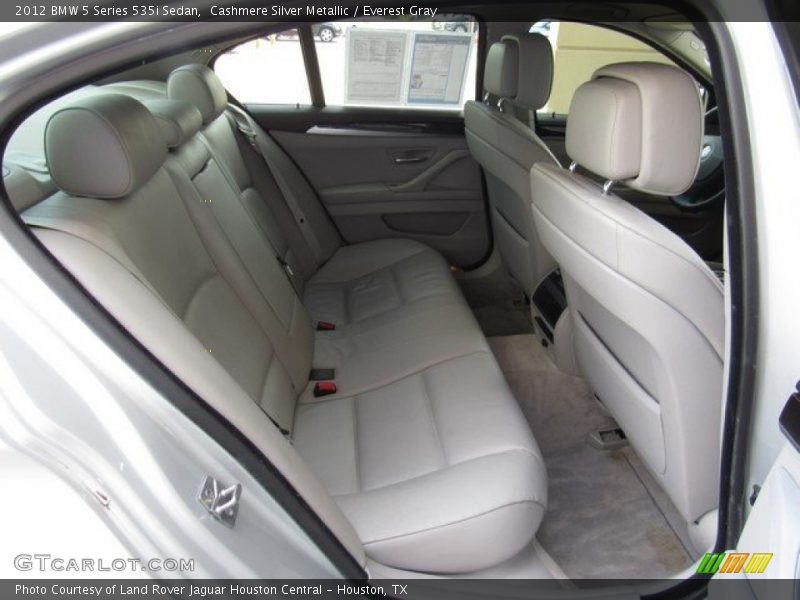 Cashmere Silver Metallic / Everest Gray 2012 BMW 5 Series 535i Sedan