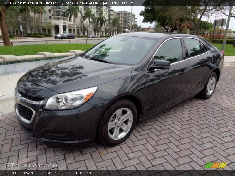 Ashen Gray Metallic / Jet Black/Titanium 2016 Chevrolet Malibu Limited LT
