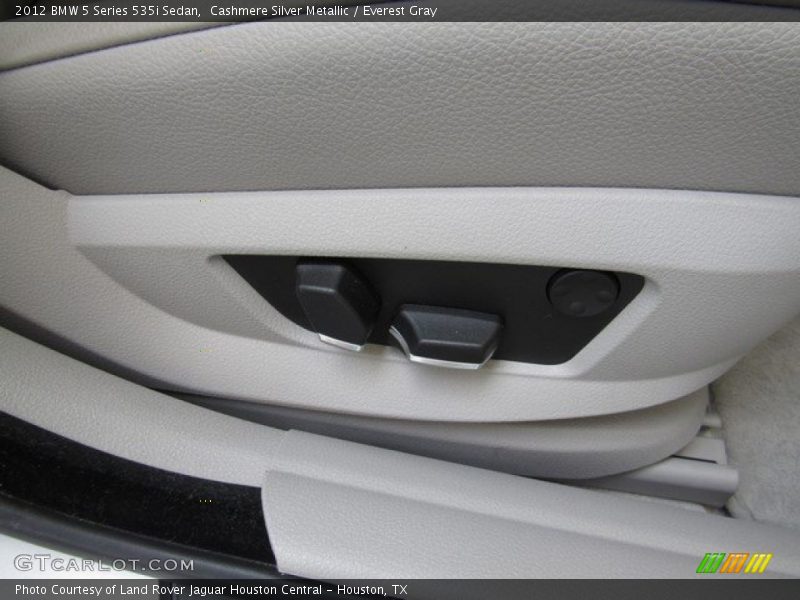 Cashmere Silver Metallic / Everest Gray 2012 BMW 5 Series 535i Sedan