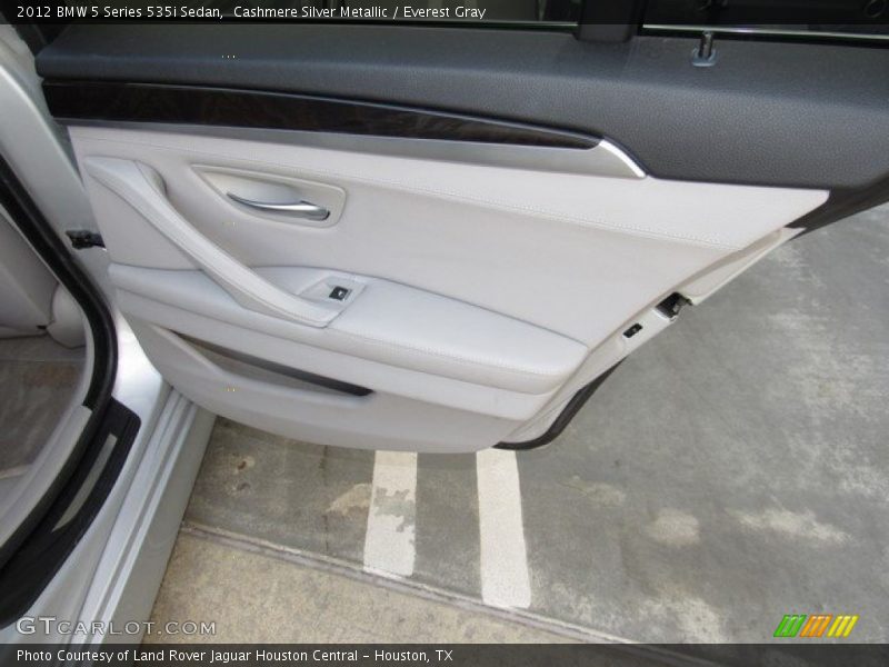 Cashmere Silver Metallic / Everest Gray 2012 BMW 5 Series 535i Sedan