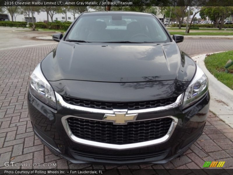 Ashen Gray Metallic / Jet Black/Titanium 2016 Chevrolet Malibu Limited LT