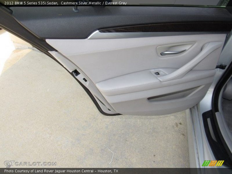 Cashmere Silver Metallic / Everest Gray 2012 BMW 5 Series 535i Sedan
