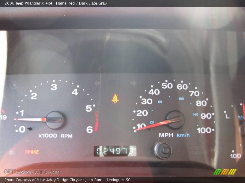 Flame Red / Dark Slate Gray 2006 Jeep Wrangler X 4x4