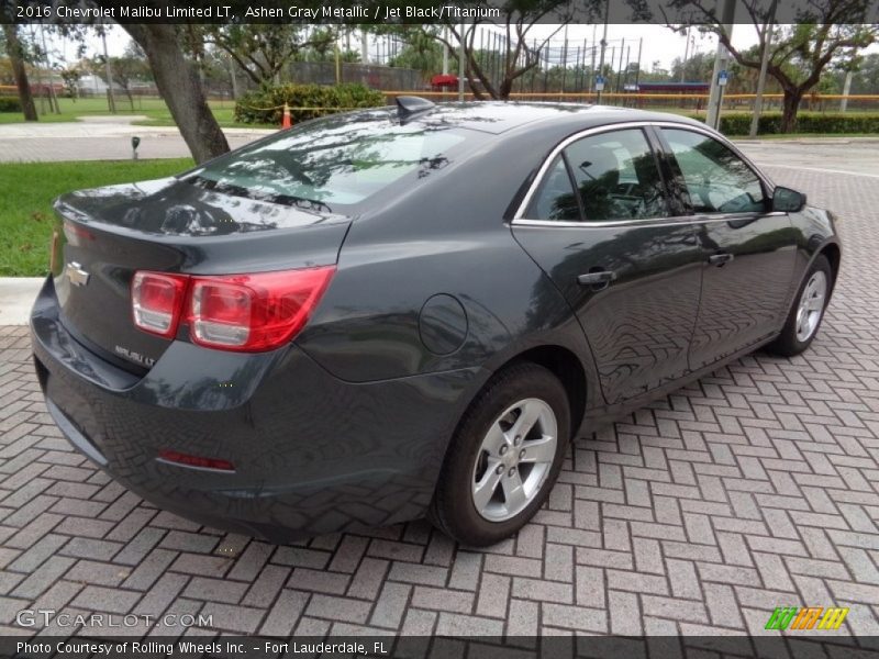 Ashen Gray Metallic / Jet Black/Titanium 2016 Chevrolet Malibu Limited LT