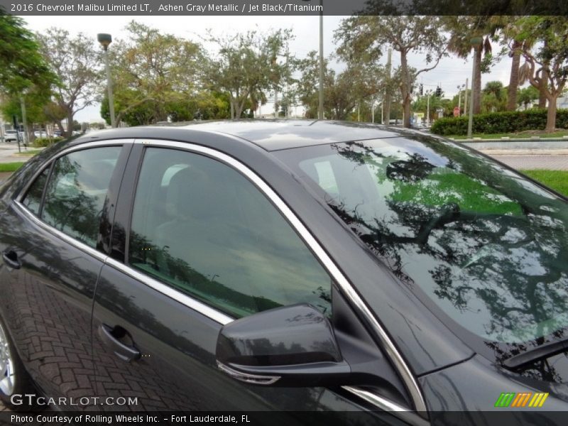 Ashen Gray Metallic / Jet Black/Titanium 2016 Chevrolet Malibu Limited LT
