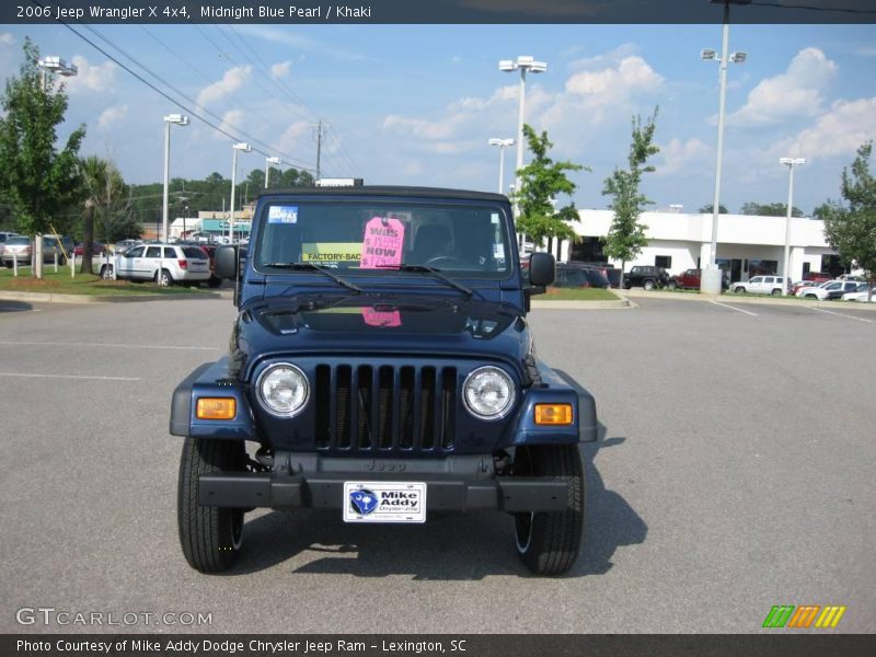 Midnight Blue Pearl / Khaki 2006 Jeep Wrangler X 4x4