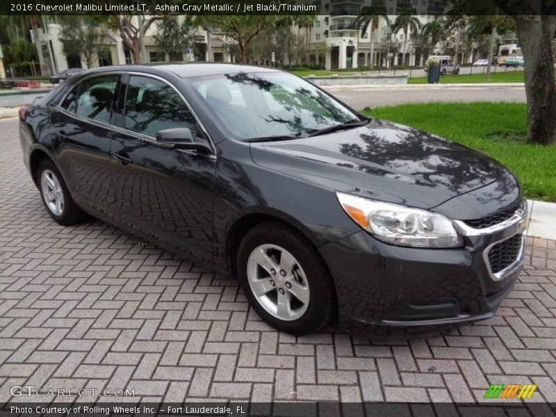 Ashen Gray Metallic / Jet Black/Titanium 2016 Chevrolet Malibu Limited LT