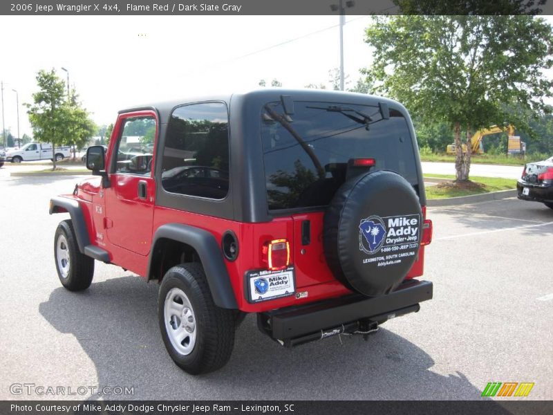 Flame Red / Dark Slate Gray 2006 Jeep Wrangler X 4x4