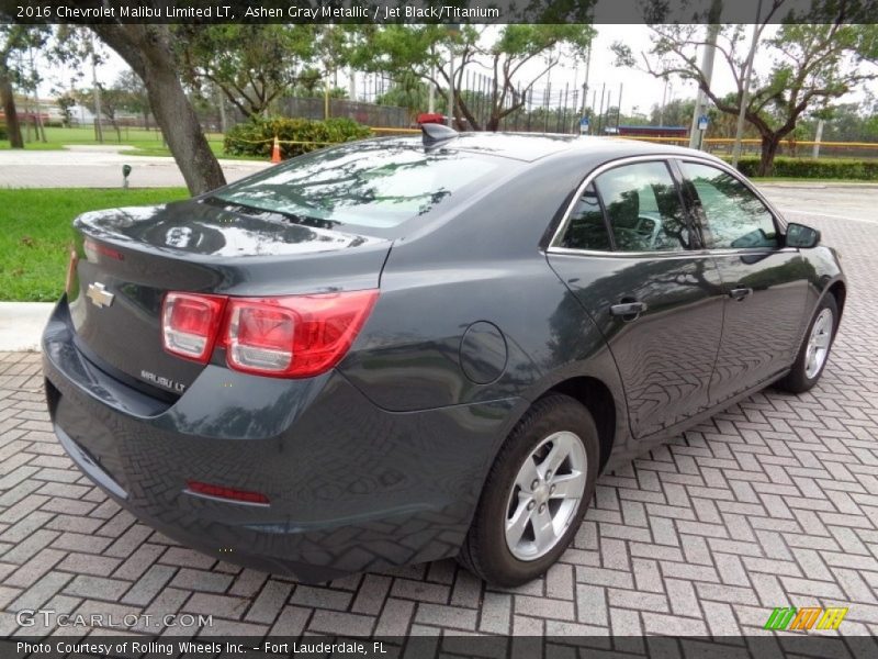 Ashen Gray Metallic / Jet Black/Titanium 2016 Chevrolet Malibu Limited LT