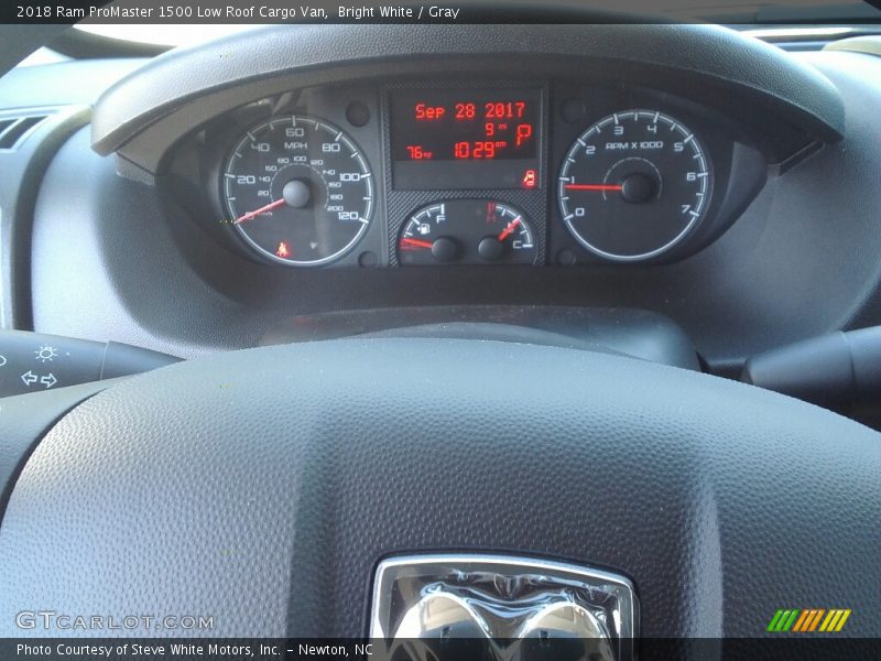  2018 ProMaster 1500 Low Roof Cargo Van 1500 Low Roof Cargo Van Gauges