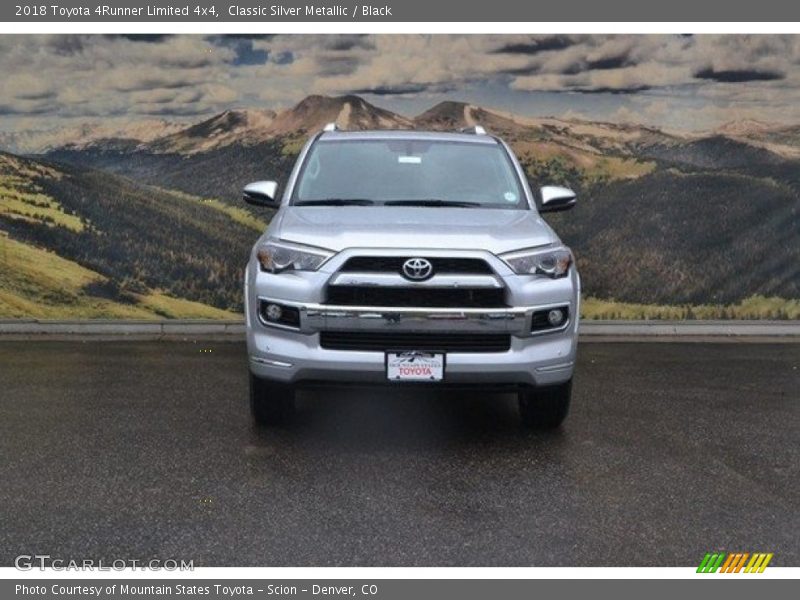 Classic Silver Metallic / Black 2018 Toyota 4Runner Limited 4x4