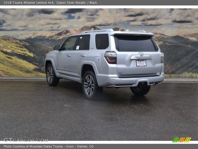 Classic Silver Metallic / Black 2018 Toyota 4Runner Limited 4x4