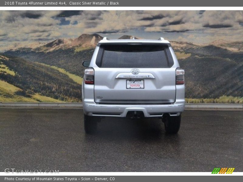 Classic Silver Metallic / Black 2018 Toyota 4Runner Limited 4x4