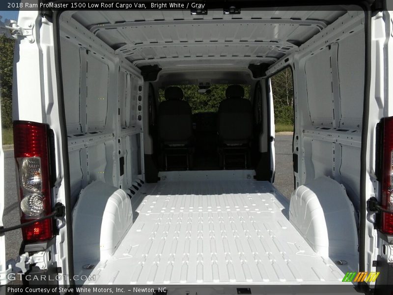 Bright White / Gray 2018 Ram ProMaster 1500 Low Roof Cargo Van