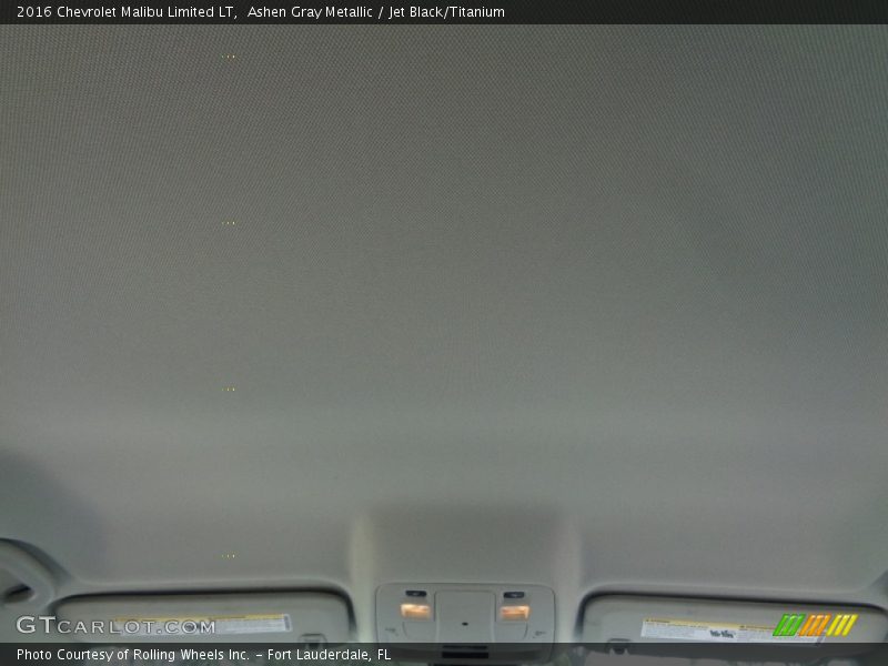 Ashen Gray Metallic / Jet Black/Titanium 2016 Chevrolet Malibu Limited LT
