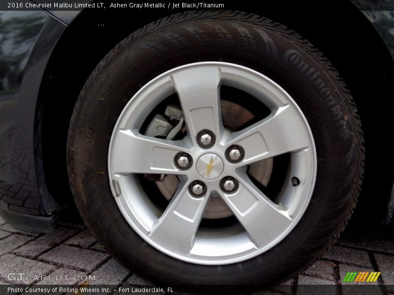 Ashen Gray Metallic / Jet Black/Titanium 2016 Chevrolet Malibu Limited LT