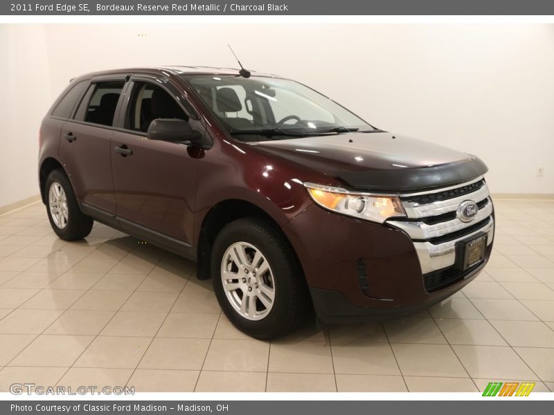 Bordeaux Reserve Red Metallic / Charcoal Black 2011 Ford Edge SE