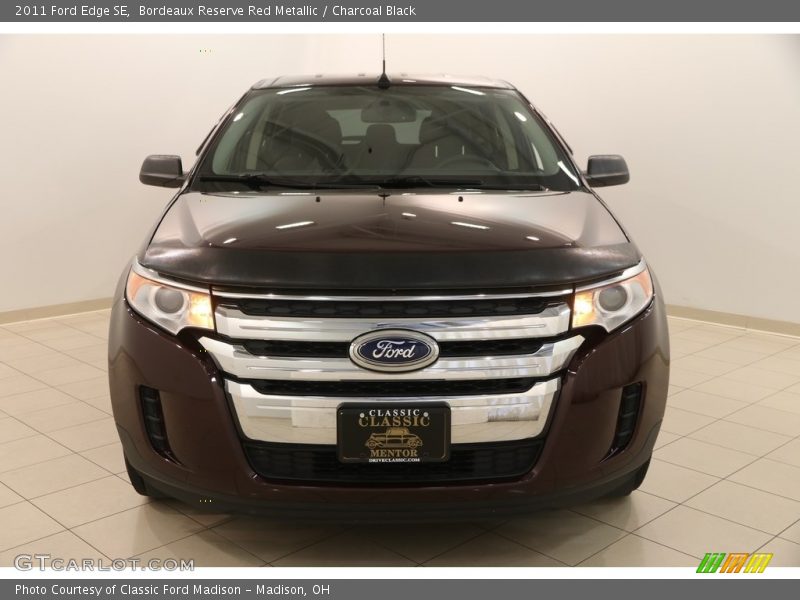 Bordeaux Reserve Red Metallic / Charcoal Black 2011 Ford Edge SE