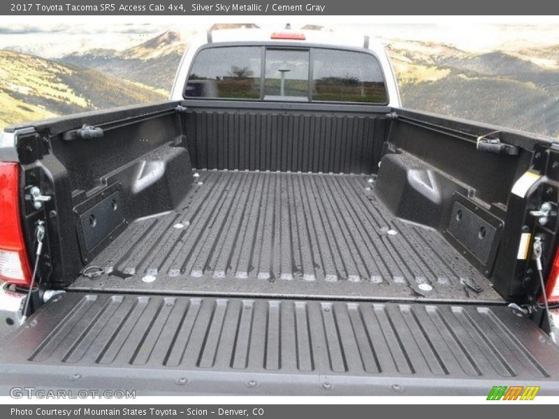 Silver Sky Metallic / Cement Gray 2017 Toyota Tacoma SR5 Access Cab 4x4