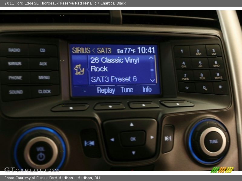 Bordeaux Reserve Red Metallic / Charcoal Black 2011 Ford Edge SE