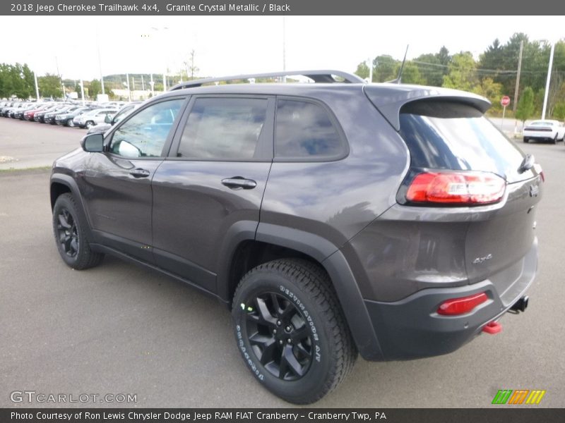 Granite Crystal Metallic / Black 2018 Jeep Cherokee Trailhawk 4x4