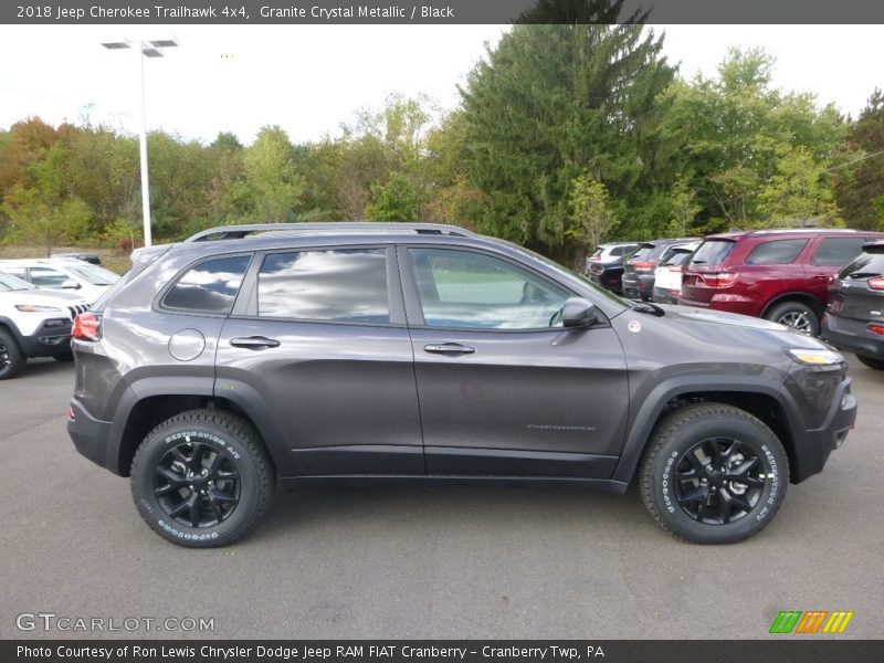 Granite Crystal Metallic / Black 2018 Jeep Cherokee Trailhawk 4x4