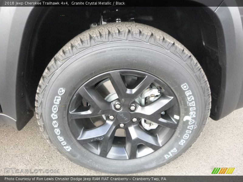 Granite Crystal Metallic / Black 2018 Jeep Cherokee Trailhawk 4x4