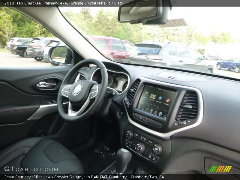 Granite Crystal Metallic / Black 2018 Jeep Cherokee Trailhawk 4x4