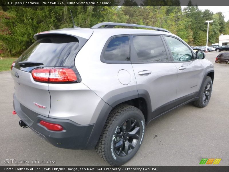 Billet Silver Metallic / Black 2018 Jeep Cherokee Trailhawk 4x4