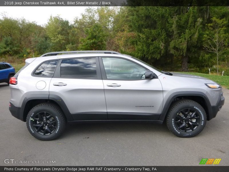 Billet Silver Metallic / Black 2018 Jeep Cherokee Trailhawk 4x4
