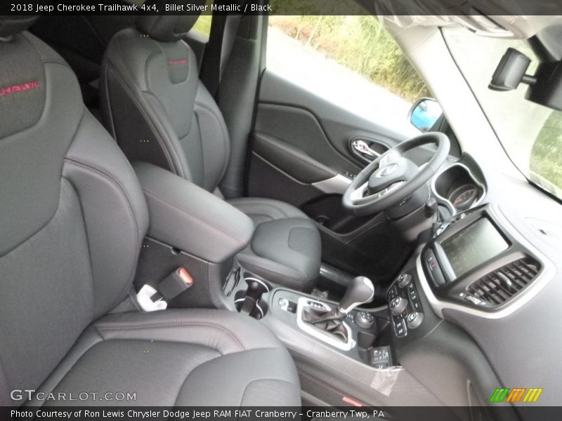 Front Seat of 2018 Cherokee Trailhawk 4x4