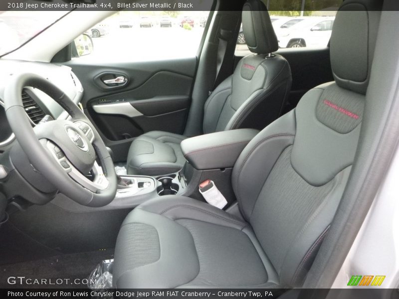 Front Seat of 2018 Cherokee Trailhawk 4x4