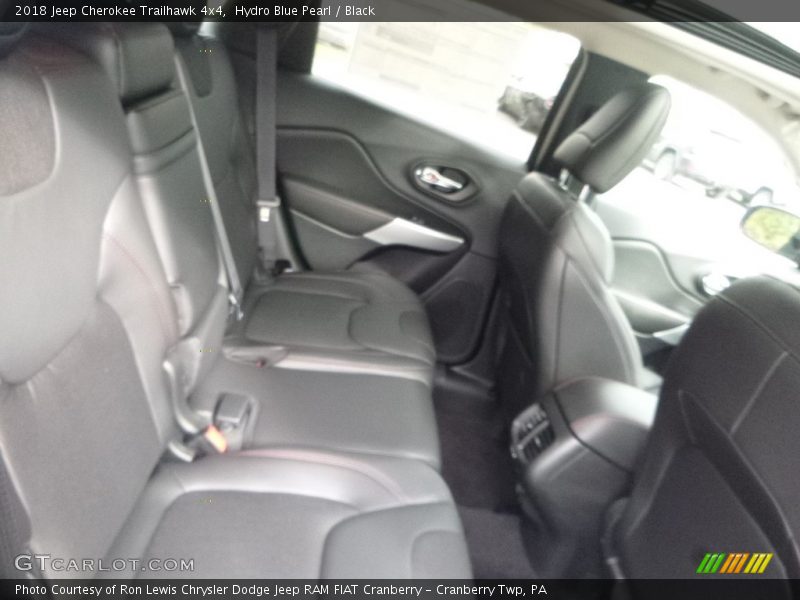 Hydro Blue Pearl / Black 2018 Jeep Cherokee Trailhawk 4x4