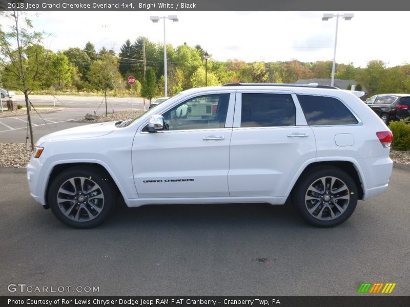 Bright White / Black 2018 Jeep Grand Cherokee Overland 4x4