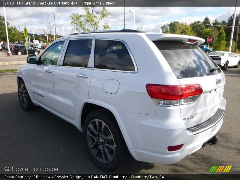 Bright White / Black 2018 Jeep Grand Cherokee Overland 4x4