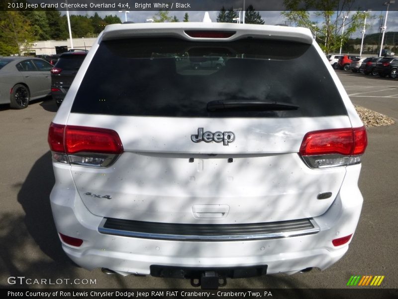 Bright White / Black 2018 Jeep Grand Cherokee Overland 4x4