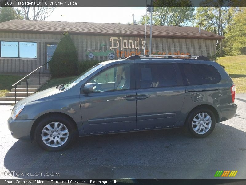 Olive Gray / Beige 2007 Kia Sedona EX