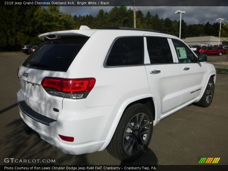 Bright White / Black 2018 Jeep Grand Cherokee Overland 4x4