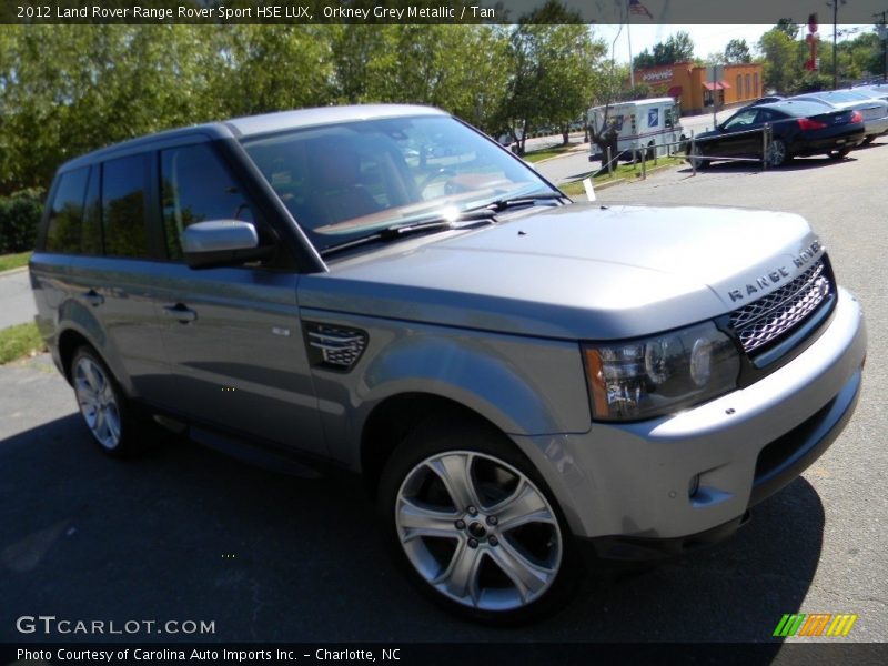 Orkney Grey Metallic / Tan 2012 Land Rover Range Rover Sport HSE LUX