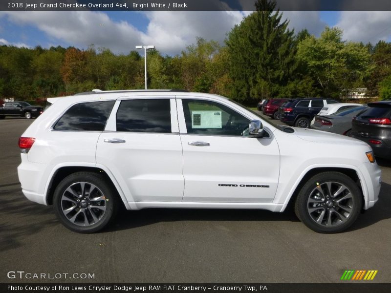Bright White / Black 2018 Jeep Grand Cherokee Overland 4x4