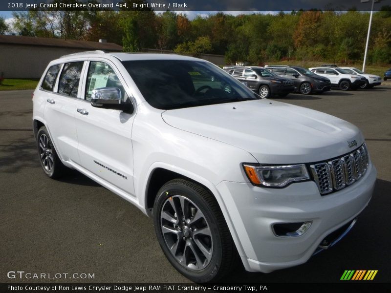 Bright White / Black 2018 Jeep Grand Cherokee Overland 4x4