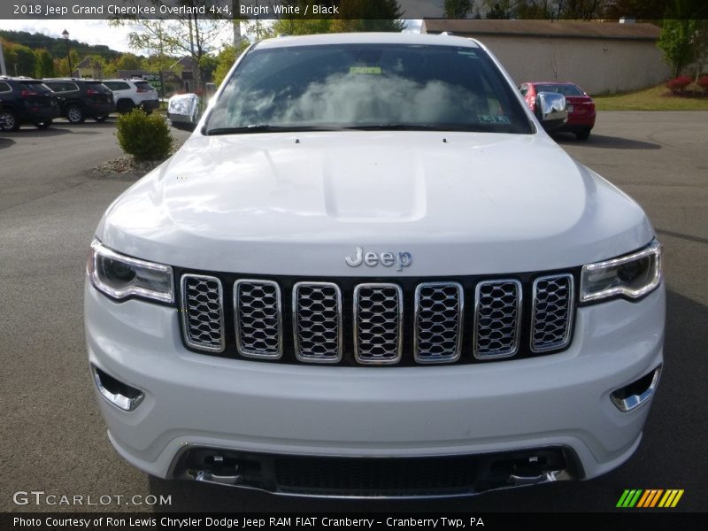 Bright White / Black 2018 Jeep Grand Cherokee Overland 4x4