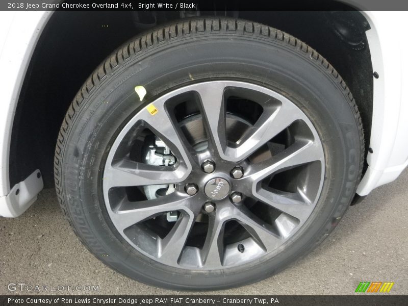 Bright White / Black 2018 Jeep Grand Cherokee Overland 4x4