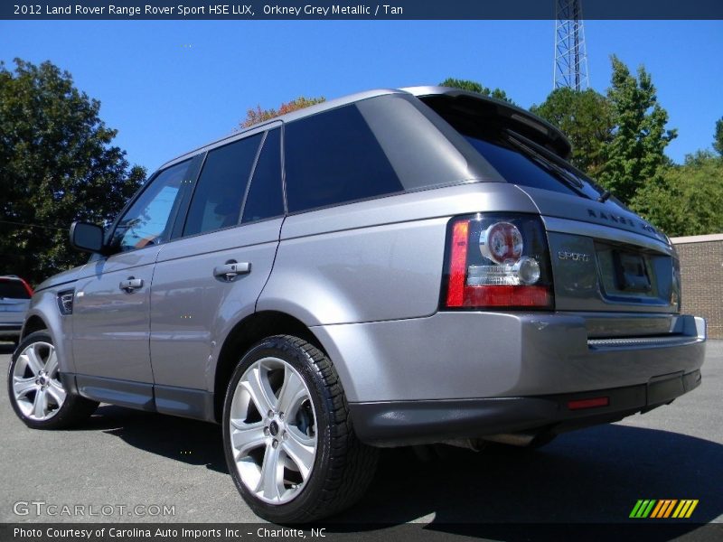 Orkney Grey Metallic / Tan 2012 Land Rover Range Rover Sport HSE LUX